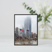 Chicago City, Illinois Briefkaart (Staand voorkant)
