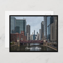 Chicago City, Illinois Briefkaart