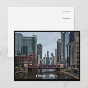 Chicago City, Illinois Briefkaart