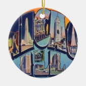 Chicago City Keramisch Ornament (Voorkant)