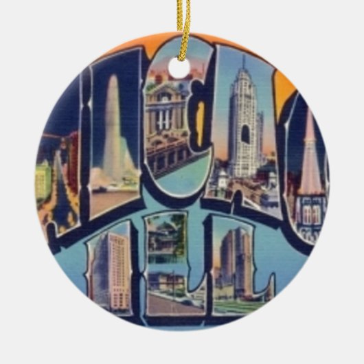  Chicago City Keramisch Ornament (Voorkant)