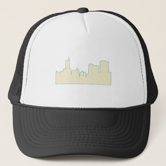 Chicago City Scape Trucker Pet (Voorkant)