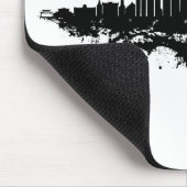 Chicago City Skyline Waterverf Zwart-wit Muismat (Hoek)