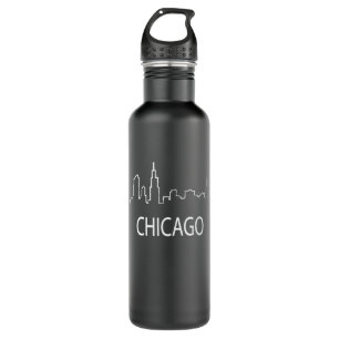 Chicago City Souvenir Dreams Retro  Waterfles