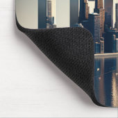 Chicago City Waterreflectie Muismat (Hoek)