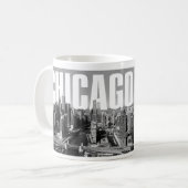 Chicago Cityscape Koffiemok (Voorkant links)