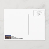 Chicago Cityscape Night Briefkaart (Achterkant)