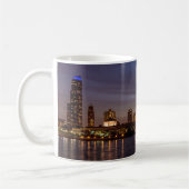 Chicago Cityscape Night Coffee Mok (Links)