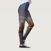 Chicago Cityscape Night New Leggings (Rechts)