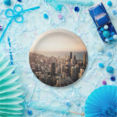 Chicago cityscape papieren bordje (Feest)