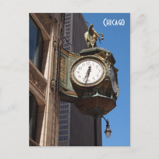 Chicago Clock Briefkaart