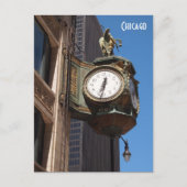 Chicago Clock Briefkaart (Voorkant)