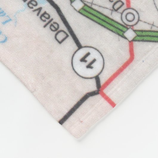 Chicago Clown Fleece Deken (Hoek)