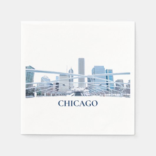 Chicago Cocktailservet Servet (Voorkant)