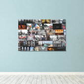 Chicago Collage Canvas Afdruk (Insitu (Houten vloer))