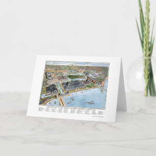 Chicago Colombiaanse Expo, de Panoramische Kaart