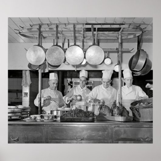 CHICAGO COMMERCIAL KITCHEN 1943 POSTER (Voorkant)