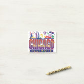 Chicago Confetti Post-it® Notes (Op bureau)