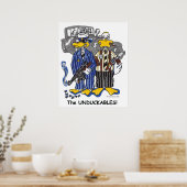 Chicago Crime Fighters Poster (Keuken)