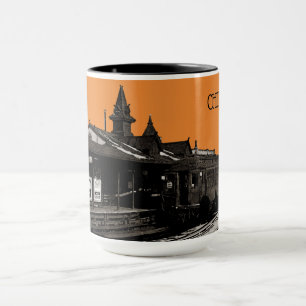 chicago CTA TRain op Station 1950  Foto Mok