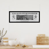 Chicago Cubs Baseball Champions Foto 1907 Poster (Keuken)