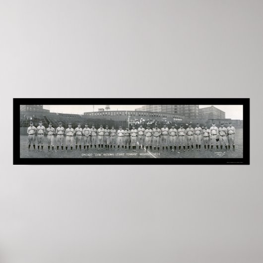 Chicago Cubs Champions Foto 1929 Poster (Voorkant)