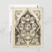 Chicago Cubs Win de 1e Nationale Pennant Briefkaart (Voorkant / Achterkant)