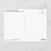 Chicago Cubs Win de 1e Nationale Pennant Briefkaart (Achterkant)