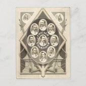 Chicago Cubs Win de 1e Nationale Pennant Briefkaart (Voorkant)