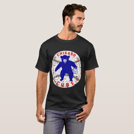 Chicago Cubss Fielding Bearer T-shirt (Voorkant volledig)
