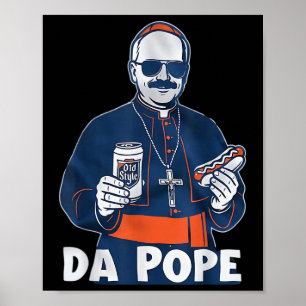 Chicago Da Pope Funny Humor Catholic Officiële web Poster