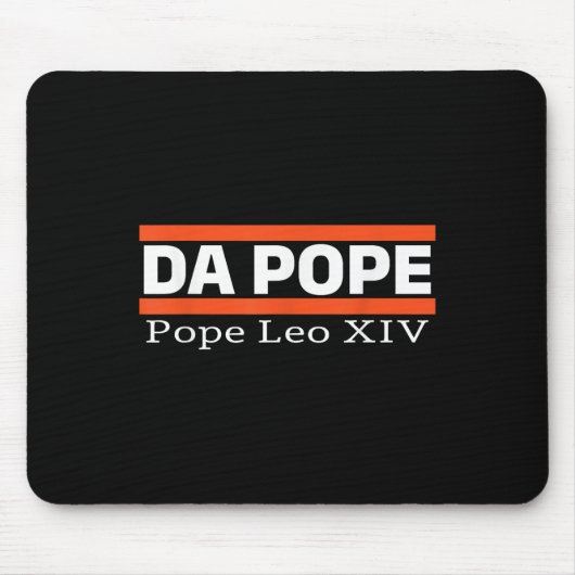 Chicago Da Pope Grappige Humor Da Pope Catholic Muismat (Voorkant)