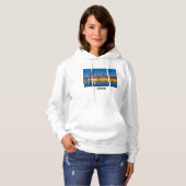 Chicago Dawn Cityscape Hoodie (Voorkant volledig)