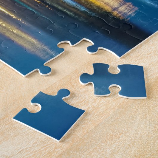 Chicago Dawn Cityscape Legpuzzel (Zijkant)