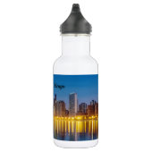 Chicago Dawn Cityscape Stainless Steel Water Bottl Waterfles (Rechts)