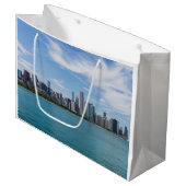 Chicago Day Cityscape Large Cadeautasje (Voorkant Gekanteld)
