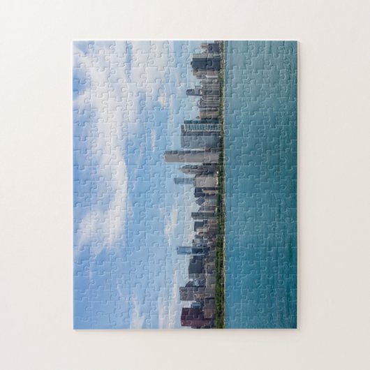Chicago Day Cityscape Legpuzzel (Verticaal)
