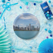 Chicago Day Cityscape Papieren Bordje (Feest)