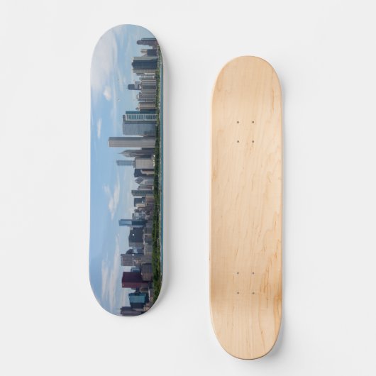 Chicago Day Cityscape Skateboard (Voorkant)