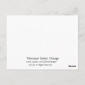 Chicago...De James R. Thompson Center Briefkaart (Achterkant)