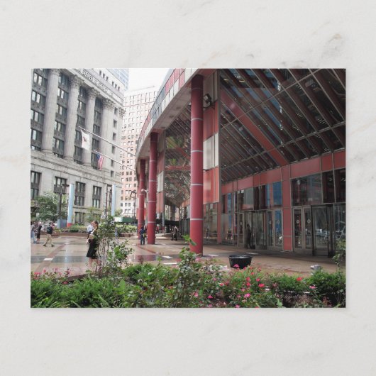 Chicago...De James R. Thompson Center Briefkaart (Voorkant)