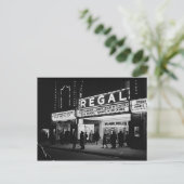  Chicago, de Regal Theater Marquee Briefkaart (Staand voorkant)