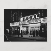  Chicago, de Regal Theater Marquee Briefkaart (Voorkant)