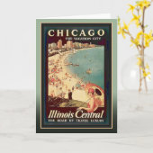 Chicago de Vacation City Kaart (Gele Bloem)