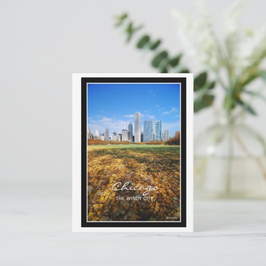 Chicago, de WINDERIGE STAD Briefkaart (Staand voorkant)
