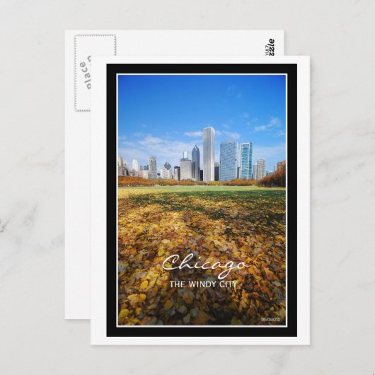 Chicago, de WINDERIGE STAD Briefkaart (Voorkant / Achterkant)