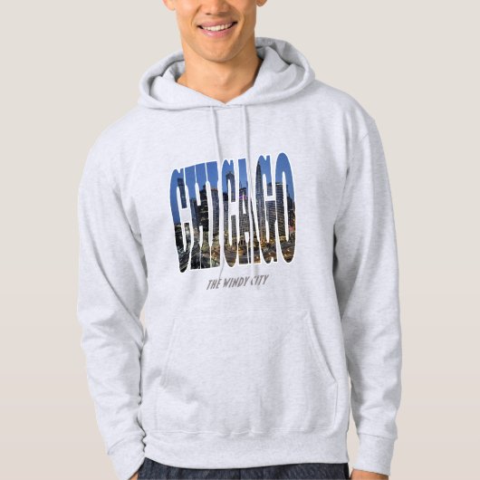 Chicago - De winderige stad Hoodie (Voorkant)
