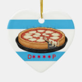 Chicago Deeeeep Dish Keramisch Ornament (Voorkant)