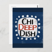 Chicago Deep Dish Briefkaart (Voorkant / Achterkant)