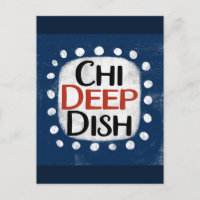 Chicago Deep Dish Briefkaart